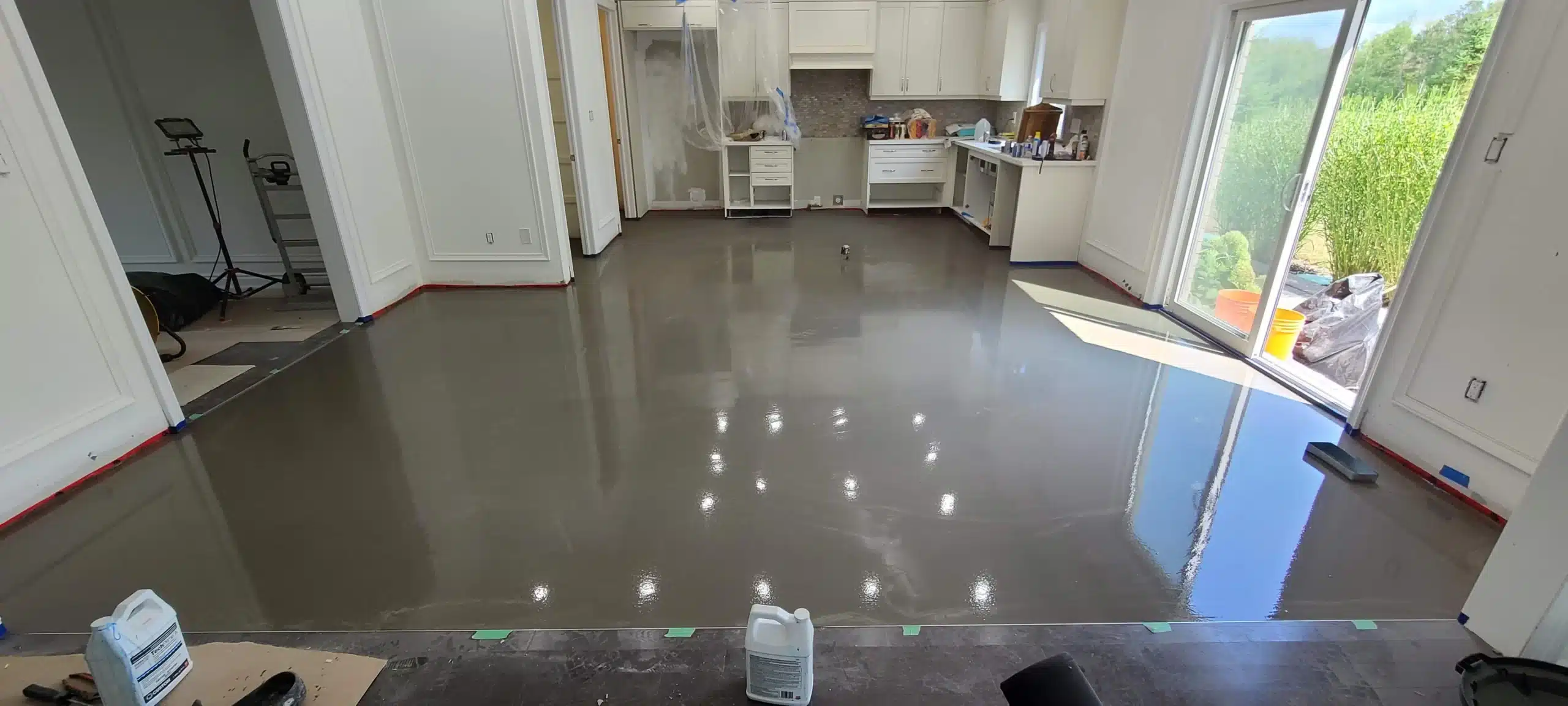 Residential Kitchen Floor Before