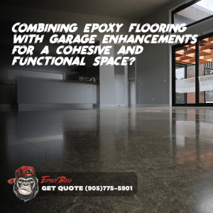 Combining epoxy flooring with garage enhancements for a cohesive and functional space?