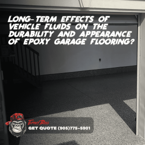 Long-term effects of vehicle fluids on epoxy flooring durability