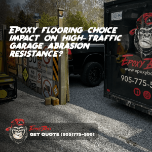 Epoxy flooring choice impact on high-traffic garage abrasion resistance?m