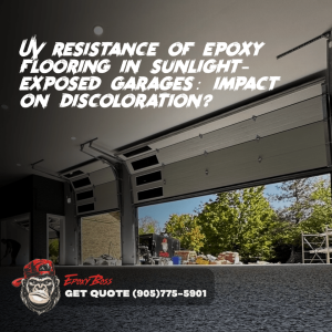 UV resistance of epoxy flooring in sunlight-exposed garages: impact on discoloration?