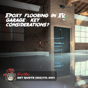 Epoxy flooring in EV garage: key considerations?