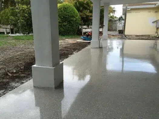 Polished Concrete Patio