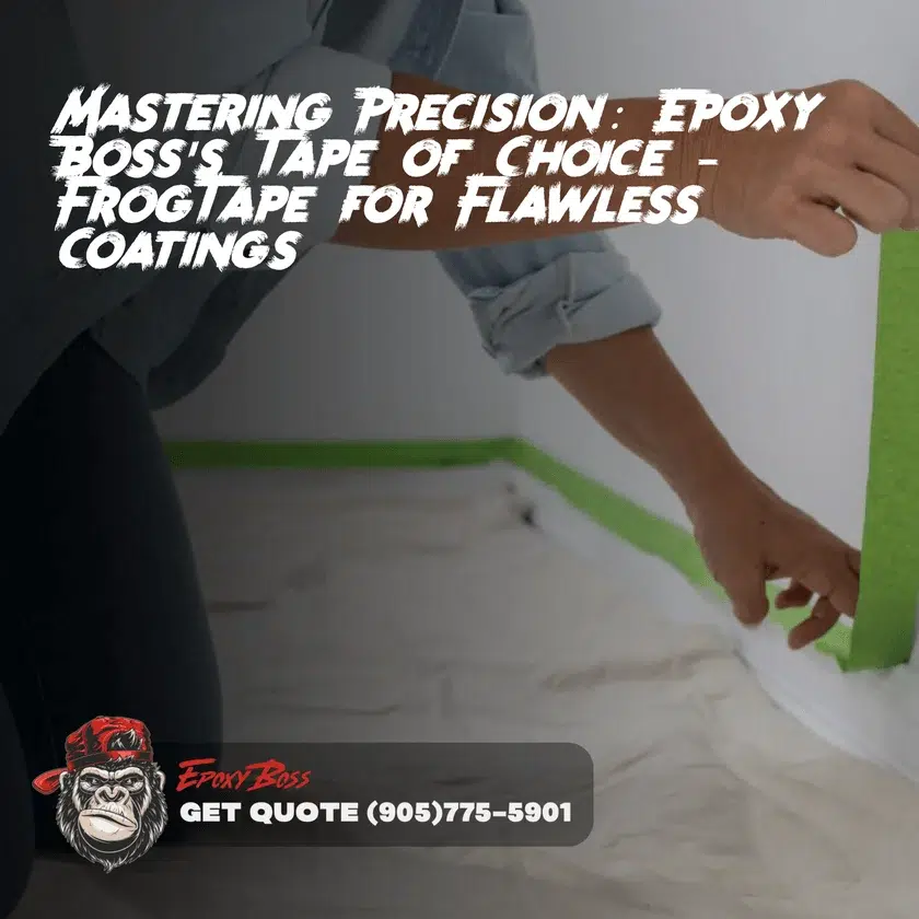 Mastering Precision: Epoxy Boss’s Tape of Choice – FrogTape for Flawless Coatings