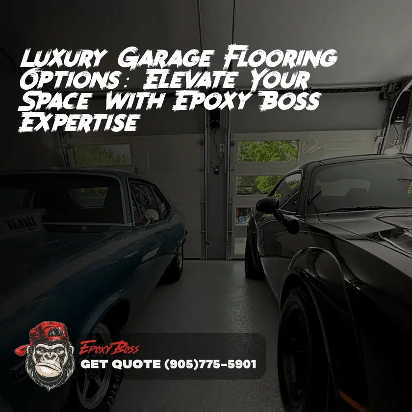 Luxury Garage Flooring Options: Elevate Your Space with Epoxy Boss Expertise